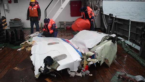 Retrieved wreckage of the Tu-154 aircraft which crashed into the Black Sea near Sochi Retrieved wreckage of the Tu-154 aircraft which crashed into the Black Sea near Sochi - Sputnik International