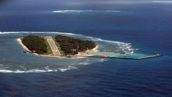 A view of Taiping island in the South Chia Sea on November 29, 2016 A view of Taiping island in the South Chia Sea on November 29, 2016 - Sputnik International
