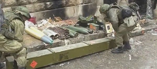 Weapons Manufactured In Europe Are Found In Aleppo Weapons Manufactured In Europe Are Found In Aleppo - Sputnik International