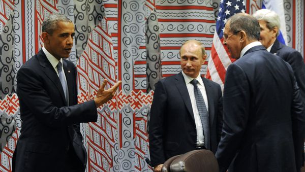 Barack Obama and Vladimir Putin Barack Obama and Vladimir Putin - Sputnik International