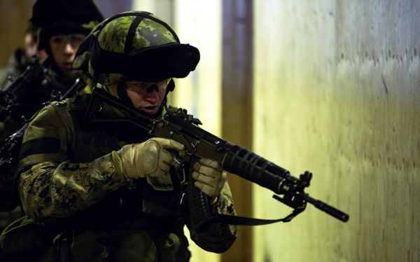 A marine with the RK 95 TP assault rifle A marine with the RK 95 TP assault rifle - Sputnik International