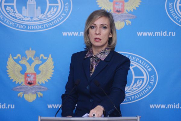 Russian Foreign Ministry Spokesperson Maria Zakharova at a briefing Russian Foreign Ministry Spokesperson Maria Zakharova at a briefing - Sputnik International