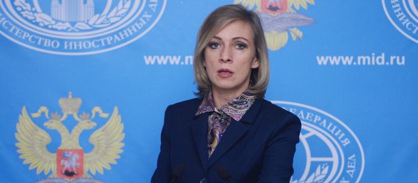 Russian Foreign Ministry Spokesperson Maria Zakharova at a briefing Russian Foreign Ministry Spokesperson Maria Zakharova at a briefing - Sputnik International