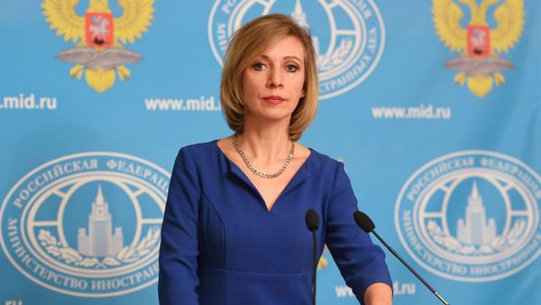 Russian Foreign Ministry Spokesperson Maria Zakharova at a briefing - Sputnik International