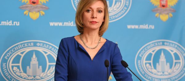 Russian Foreign Ministry Spokesperson Maria Zakharova at a briefing Russian Foreign Ministry Spokesperson Maria Zakharova at a briefing - Sputnik International