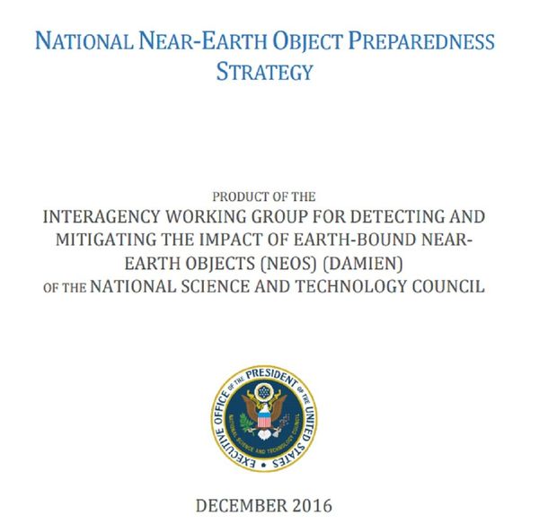 The White House's National Near-Earth Object Preparedness Strategy Report The White House's National Near-Earth Object Preparedness Strategy Report - Sputnik International