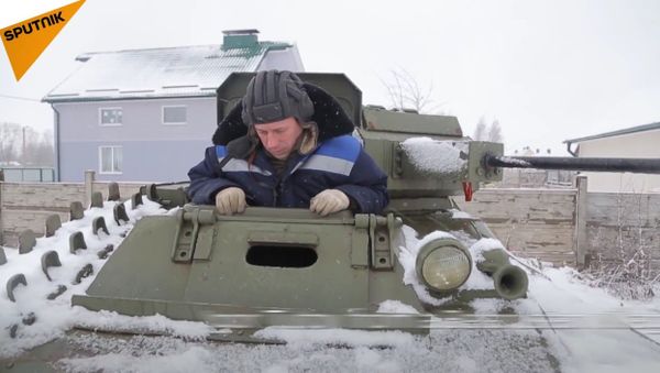 Villager Creates Replica Of The T60 Tank - Sputnik International