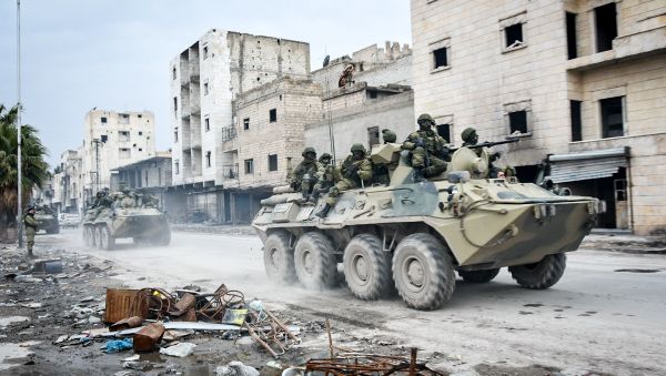 Military engineers of the Russian Army' international counter-mine center continue the demining operation in eastern Aleppo, Syria - Sputnik International