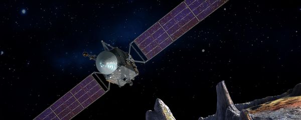 Artist's concept of the Psyche spacecraft, which will conduct a direct exploration of an asteroid thought to be a stripped planetary core. - Sputnik International