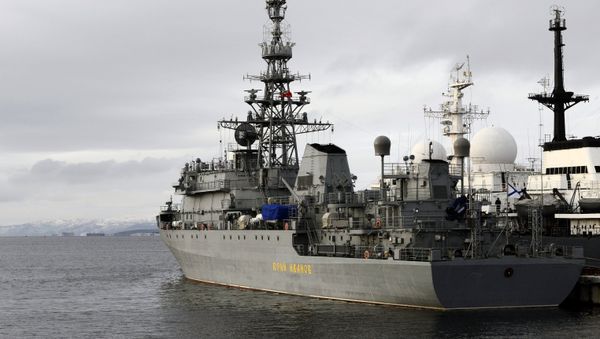 Arrival of new unconventional communcations vessel Yury Ivanov in Severomorsk Arrival of new unconventional communcations vessel Yury Ivanov in Severomorsk - Sputnik International