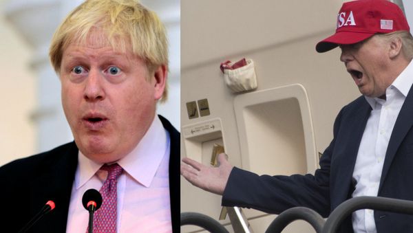 Boris Johnson and Donald Trump - Sputnik International