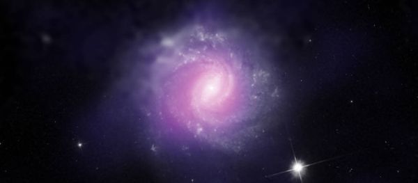 IC 3639, a galaxy with an active galactic nucleus, is seen in this image combining data from the Hubble Space Telescope and the European Southern Observatory. IC 3639, a galaxy with an active galactic nucleus, is seen in this image combining data from the Hubble Space Telescope and the European Southern Observatory. - Sputnik International