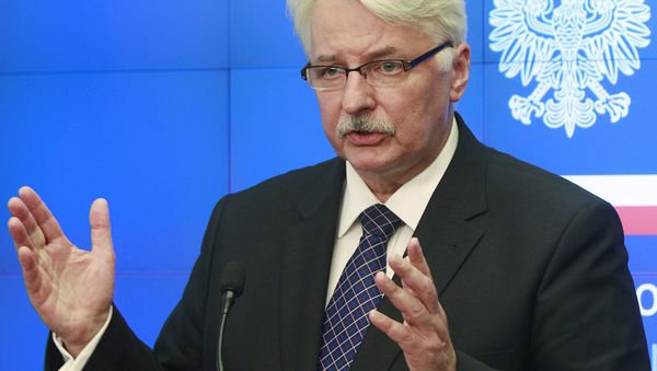 Head of the Polish Ministry of Foreign Affairs Witold Waszczykowski (File) - Sputnik International