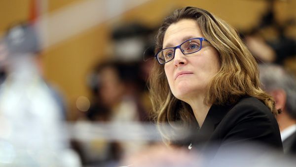 Chrystia Freeland the Minsiter of International Trade from Canada (File) - Sputnik International