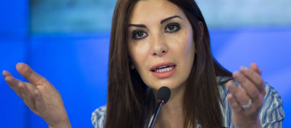 Franco-Syrian politician and leading figure of opposition to the Syrian government, Randa Kassis (File) Franco-Syrian politician and leading figure of opposition to the Syrian government, Randa Kassis (File) - Sputnik International