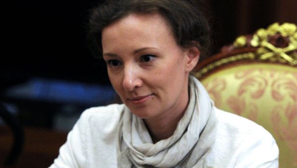 Presidential Commissioner for Children’s Rights Anna Kuznetsova - Sputnik International