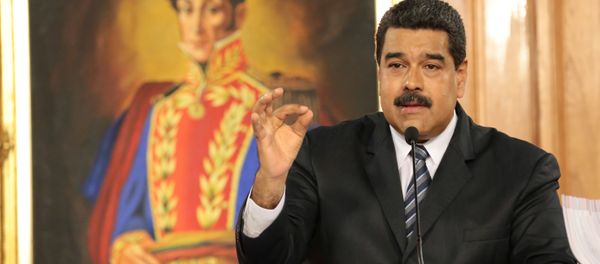 Venezuela's President Nicolas Maduro speaks during a meeting with businessmen in Caracas, Venezuela January 9, 2017 Venezuela's President Nicolas Maduro speaks during a meeting with businessmen in Caracas, Venezuela January 9, 2017 - Sputnik International