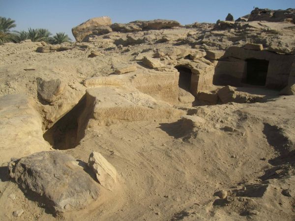 One of 12 newly discovered ancient Egyptian cemeteries dating back to the New Kingdom era and specifically the reigns of phaoroes Thutmose III and Amenhotep II, at Gabal al-Silsila or Chain of Mountains area in Upper Egypt, north of Aswan, January 11, 2017 One of 12 newly discovered ancient Egyptian cemeteries dating back to the New Kingdom era and specifically the reigns of phaoroes Thutmose III and Amenhotep II, at Gabal al-Silsila or Chain of Mountains area in Upper Egypt, north of Aswan, January 11, 2017 - Sputnik International