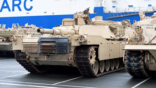 US-Panzer in Bremerhaven US-Panzer in Bremerhaven - Sputnik International