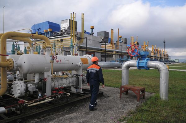Ukrainian gas pumping station at Volovets in western Ukraine (File) - Sputnik International