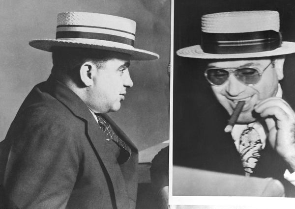 Famous Italian born US gangster Al Capone (1899-1947) is shown in portrait taken the day he was released from the Alcatraz prison, San Francisco, California, in 1939. He died in Florida in 1947. - Sputnik International