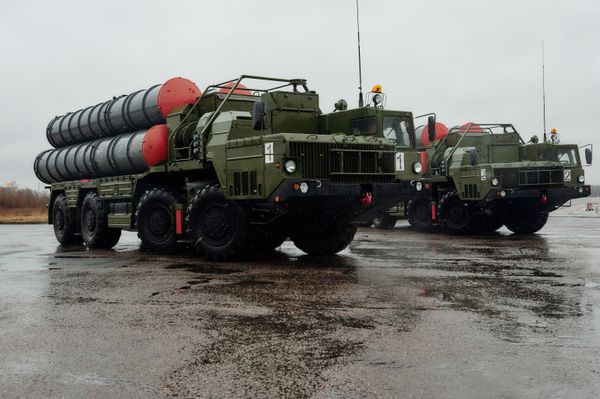 Triumf S-400 anti air missile systems Triumf S-400 anti air missile systems - Sputnik International