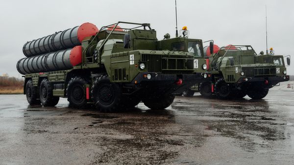 Triumf S-400 anti air missile systems  - Sputnik International