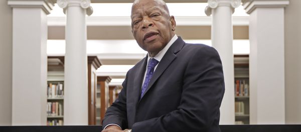Rep. John Lewis, D-Ga., poses for a photograph under a quote of his that is displayed in the Civil Rights Room in the Nashville Public Library Friday, Nov. 18, 2016, in Nashville, Tenn. Rep. John Lewis, D-Ga., poses for a photograph under a quote of his that is displayed in the Civil Rights Room in the Nashville Public Library Friday, Nov. 18, 2016, in Nashville, Tenn. - Sputnik International