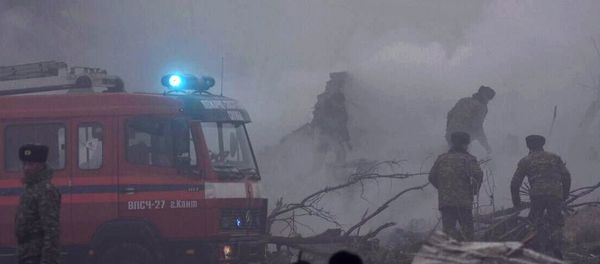 Crash of a Turkish Airlines cargo jet near Kyrgyzstan’s capital of Bishkek - Sputnik International