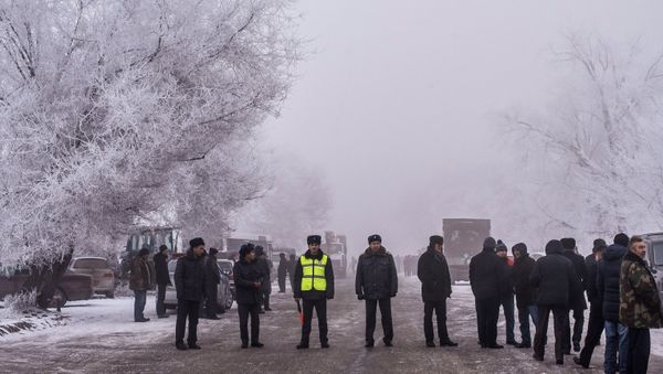 Cargo plane crashes in Kyrgyzstan Cargo plane crashes in Kyrgyzstan - Sputnik International