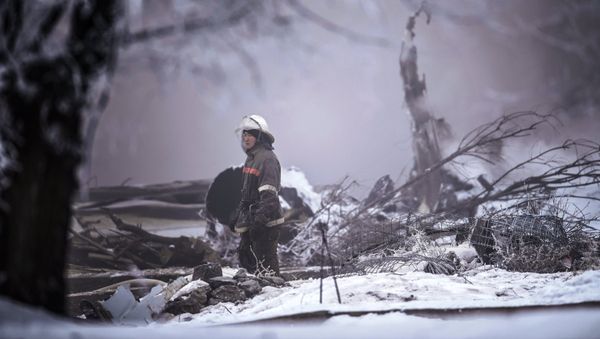 Cargo plane crashes in Kyrgyzstan Cargo plane crashes in Kyrgyzstan - Sputnik International