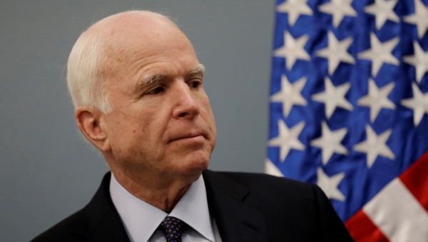 US Senator John McCain attends a news conference at the Benjamin Franklin Library in Mexico City, Mexico December 20, 2016. US Senator John McCain attends a news conference at the Benjamin Franklin Library in Mexico City, Mexico December 20, 2016. - Sputnik International