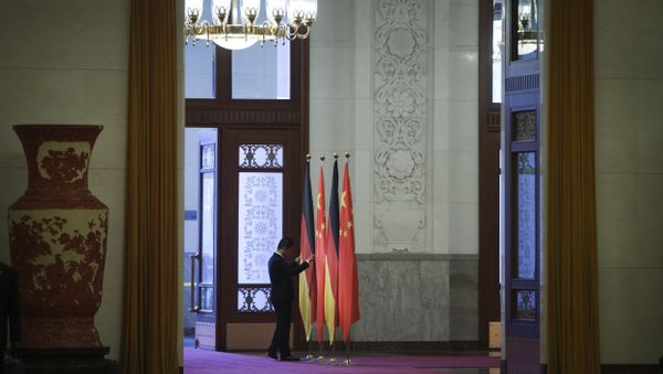 Flags of Germany and China. (File) - Sputnik International