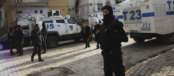 Turkish police officers. (File) - Sputnik International