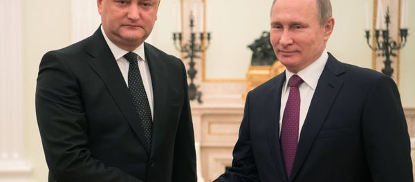 Russian President Vladimir Putin and Moldova's President Igor Dodon meet in Moscow on January 17, 2017 Russian President Vladimir Putin and Moldova's President Igor Dodon meet in Moscow on January 17, 2017 - Sputnik International