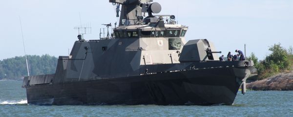 Finnish missile boat Pori (83), the fourth ship of Hamina class missile boats, in South Harbor of Helsinki. Finnish missile boat Pori (83), the fourth ship of Hamina class missile boats, in South Harbor of Helsinki. - Sputnik International