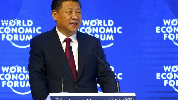 Chinese President Xi Jinping attends the World Economic Forum (WEF) annual meeting in Davos, Switzerland January 17, 2017. Chinese President Xi Jinping attends the World Economic Forum (WEF) annual meeting in Davos, Switzerland January 17, 2017. - Sputnik International