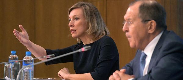 Russian Foreign Ministry Spokesperson Maria Zakharova at a news conference with Russian Foreign Minister Sergei Lavrov evaluating the 2016 performance of Russian diplomacy - Sputnik International