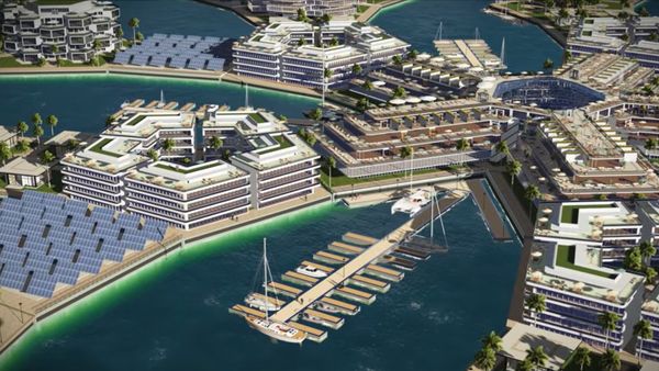 Digital Rendering of Floating City concept in French Polynesia - Sputnik International