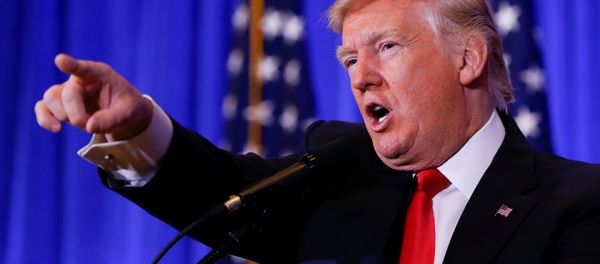 US President-elect Donald Trump speaks during a press conference in Trump Tower, Manhattan, New York, US, January 11, 2017. US President-elect Donald Trump speaks during a press conference in Trump Tower, Manhattan, New York, US, January 11, 2017. - Sputnik International