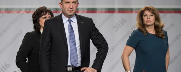Newly-elected Bulgarian President Rumen Radev and Vice President Iliyana Yotova (File) - Sputnik International