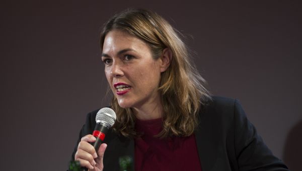 Australian criminal lawyer Melinda Taylor speaks during a press conference on the 10th anniversary of the online leaking platform WikiLeaks on October 4, 2016 in Berlin. - Sputnik International