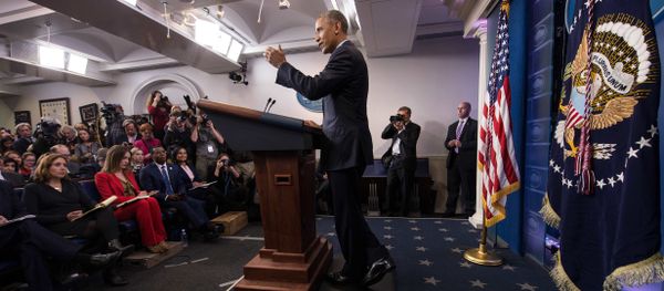 US President Barack Obama speaks at his final press conference at the White House in Washington, DC, on January 18, 2017 - Sputnik International