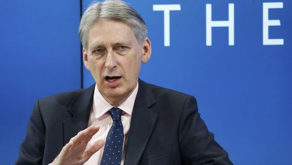 Philip Hammond, Britain's Chancellor of the Exchequer attends the World Economic Forum (WEF) annual meeting in Davos, Switzerland January 20, 2017 Philip Hammond, Britain's Chancellor of the Exchequer attends the World Economic Forum (WEF) annual meeting in Davos, Switzerland January 20, 2017 - Sputnik International