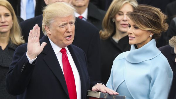 Donald Trump is sworn in as the 45th president of the United States - Sputnik International