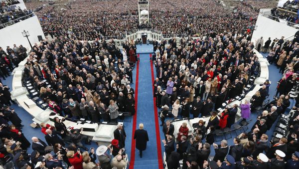 President-elect Donald Trump arrives during the 58th Presidential Inauguration at the U.S. Capitol in Washington, Friday, Jan. 20, 2017 President-elect Donald Trump arrives during the 58th Presidential Inauguration at the U.S. Capitol in Washington, Friday, Jan. 20, 2017 - Sputnik International