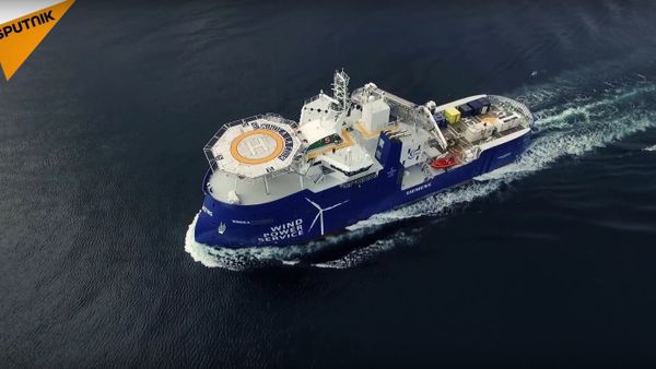 Norwegian Ships Shear Through The Waves - Sputnik International