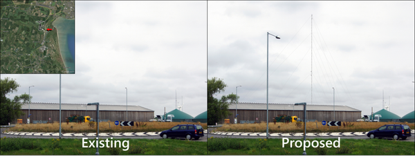 Artistic design of Vigilant Global's proposed Richborough mast project in Kent (screenshot) Artistic design of Vigilant Global's proposed Richborough mast project in Kent (screenshot) - Sputnik International
