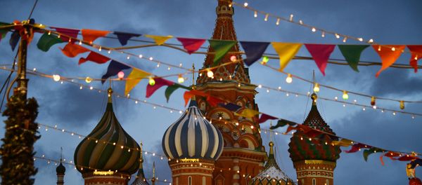 The Cathedral of Intercession of the Virgin (St.Basil's Cathedral) in Red Square, Moscow. - Sputnik International