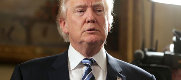US President Donald Trump speaks during the Inaugural Law Enforcement Officers and First Responders Reception in the Blue Room of the White House in Washington, US, January 22, 2017. US President Donald Trump speaks during the Inaugural Law Enforcement Officers and First Responders Reception in the Blue Room of the White House in Washington, US, January 22, 2017. - Sputnik International